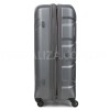 Чемодан большой L поликарбонат серый 76х53х30+4/128л/4.6кг/Airtex 748, фото 24