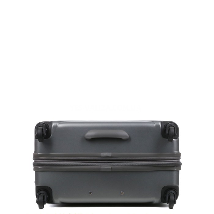 Чемодан большой L поликарбонат серый 76х53х30+4/128л/4.6кг/Airtex 748, фото 10