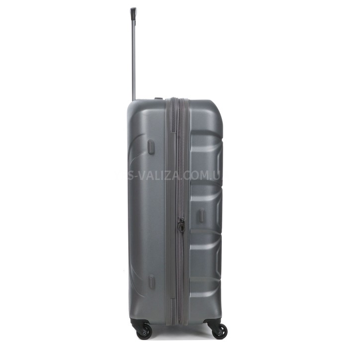 Валіза велика L полікарбонат сіра 76х53х30+4/128л/4.6кг/Airtex 748, фото 5