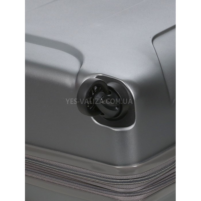 Валіза велика L полікарбонат сіра 76х53х30+4/128л/4.6кг/Airtex 748, фото 14