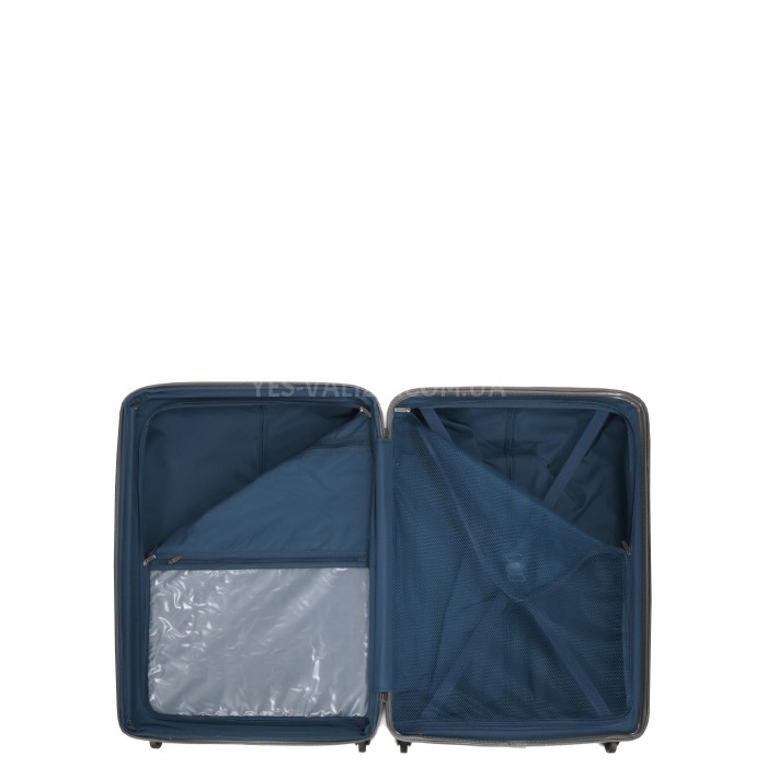 Валіза велика L полікарбонат сіра 76х53х30+4/128л/4.6кг/Airtex 748, фото 15