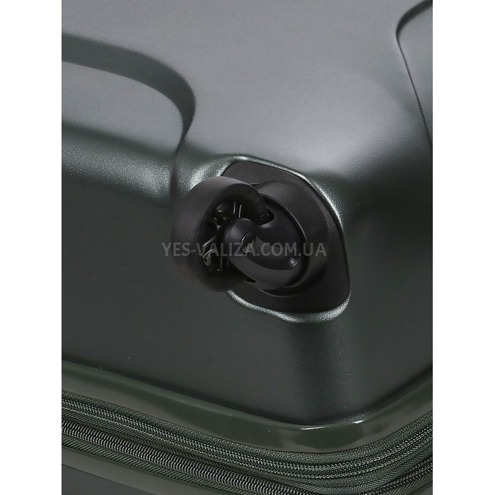 Валіза велика L полікарбонат зелена 76х53х30+4/128л/4.6кг/Airtex 748, фото 12