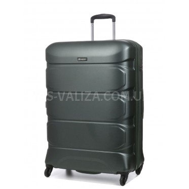 Валіза велика L полікарбонат зелена 76х53х30+4/128л/4.6кг/Airtex 748