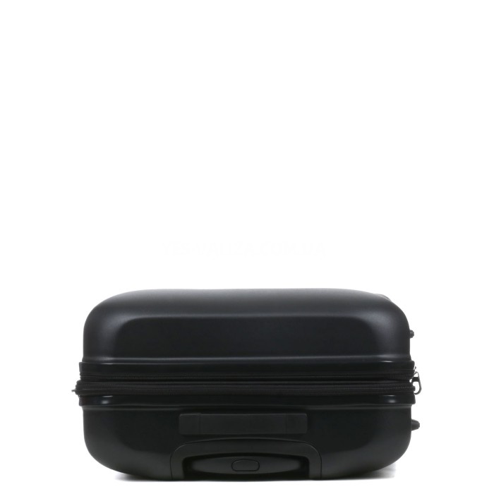 Чемодан средний M поликарбонат чёрный 66х46х26+4/77л/3.6кг/Airtex 748, фото 9