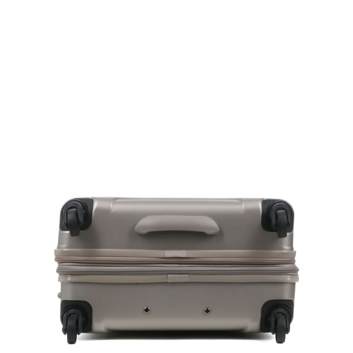 Валіза середня M полікарбонат шампань 66х46х26+4/77л/3.6кг/Airtex 748, фото 10