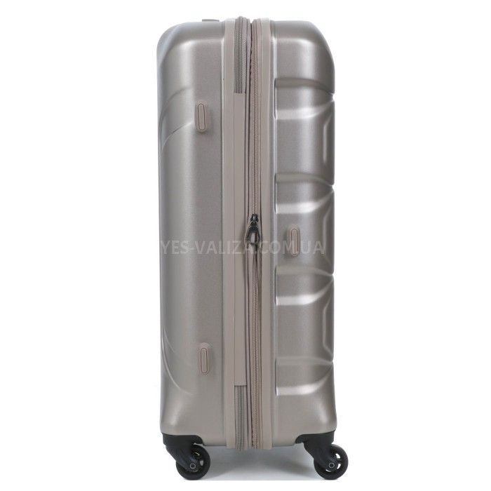 Чемодан средний M поликарбонат шампань 66х46х26+4/77л/3.6кг/Airtex 748, фото 7