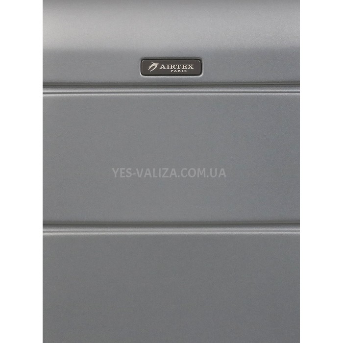 Валіза середня M полікарбонат сіра 66х46х26+4/77л/3.6кг/Airtex 748, фото 13