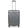 Чемодан средний M поликарбонат серый 66х46х26+4/77л/3.6кг/Airtex 748, фото 17