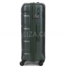 Чемодан средний M поликарбонат зелёный 66х46х26+4/77л/3.6кг/Airtex 748, фото 22