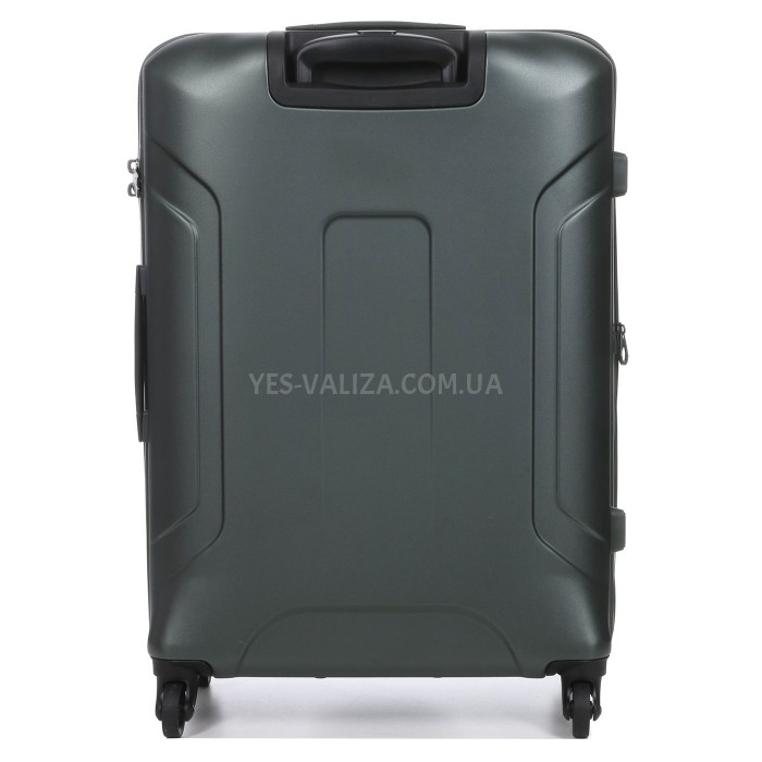 Чемодан средний M поликарбонат зелёный 66х46х26+4/77л/3.6кг/Airtex 748, фото 4