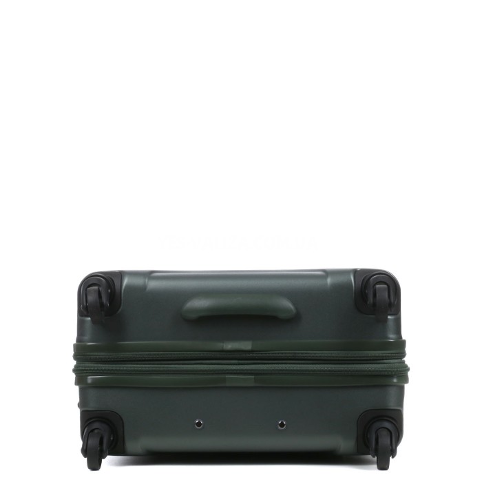 Чемодан средний M поликарбонат зелёный 66х46х26+4/77л/3.6кг/Airtex 748, фото 10