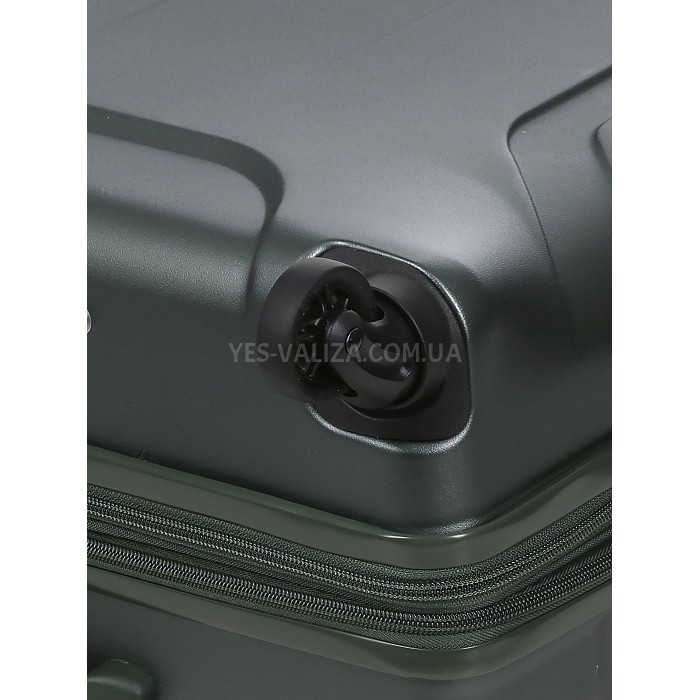 Чемодан средний M поликарбонат зелёный 66х46х26+4/77л/3.6кг/Airtex 748, фото 14