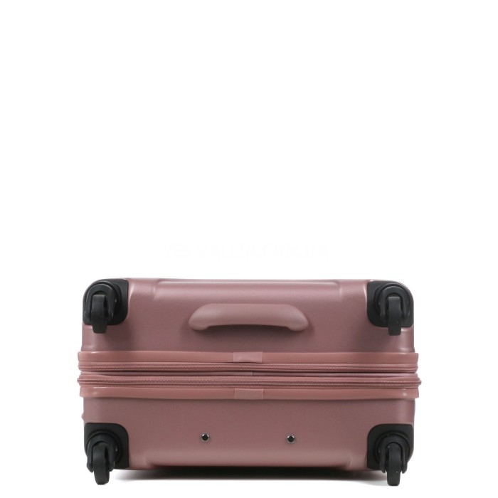 Чемодан средний M поликарбонат розовый 66х46х26+4/77л/3.6кг/Airtex 748, фото 10