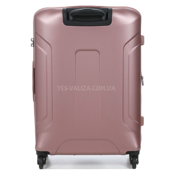 Валіза середня M полікарбонат рожева 66х46х26+4/77л/3.6кг/Airtex 748, фото 4