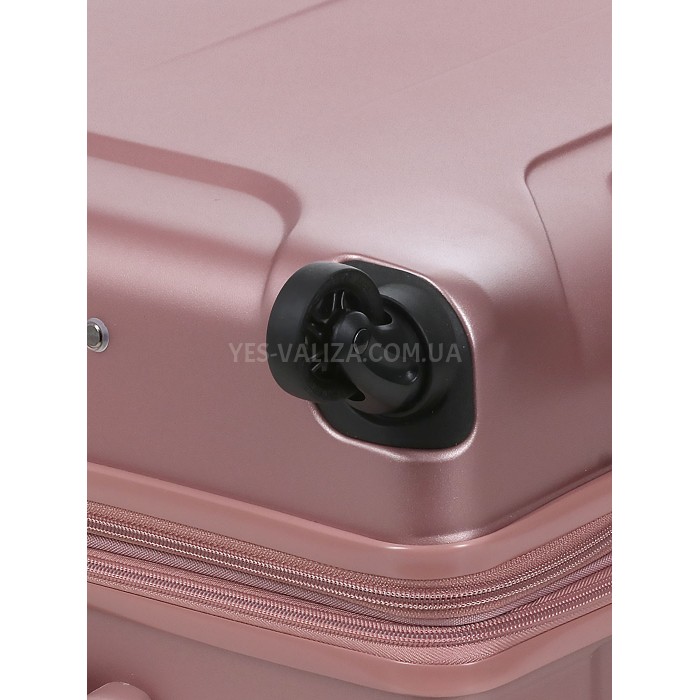 Чемодан средний M поликарбонат розовый 66х46х26+4/77л/3.6кг/Airtex 748, фото 14