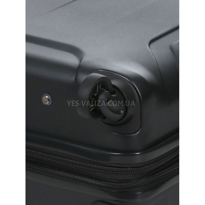 Валіза мала S полікарбонат чорна 55х35х21+4/40л/2.75кг/Airtex 748, фото 14