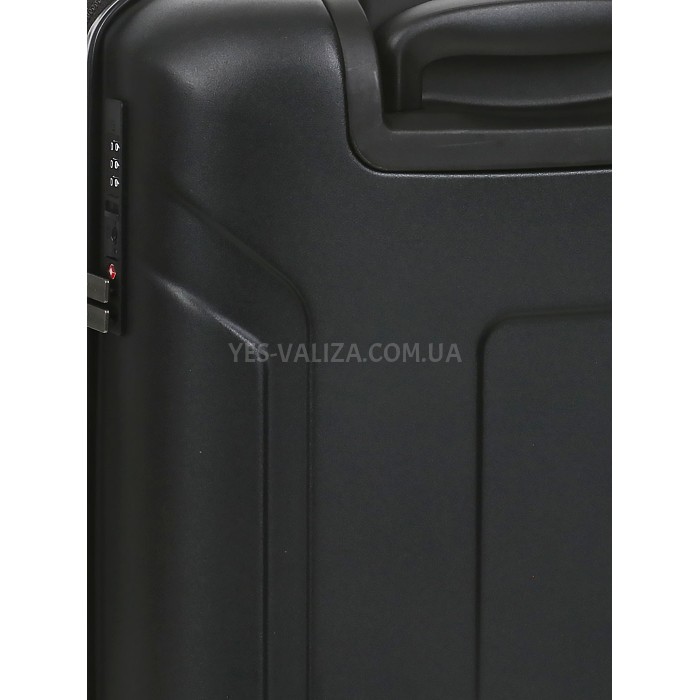 Валіза мала S полікарбонат чорна 55х35х21+4/40л/2.75кг/Airtex 748, фото 13