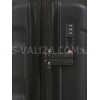 Валіза мала S полікарбонат чорна 55х35х21+4/40л/2.75кг/Airtex 748, фото 27