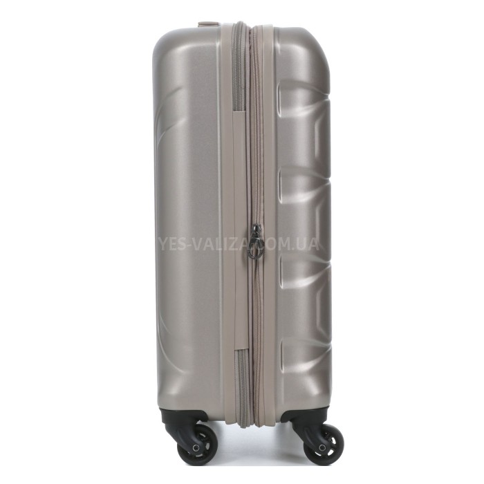 Валіза мала S полікарбонат шампань 55х35х21+4/40л/2.75кг/Airtex 748, фото 7