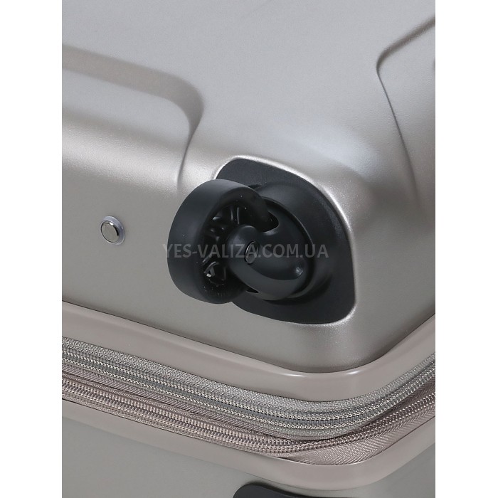 Чемодан малый S поликарбонат шампань 55х35х21+4/40л/2.75кг/Airtex 748, фото 14