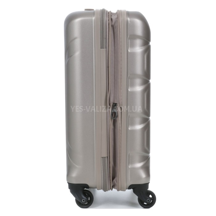 Чемодан малый S поликарбонат шампань 55х35х21+4/40л/2.75кг/Airtex 748, фото 8