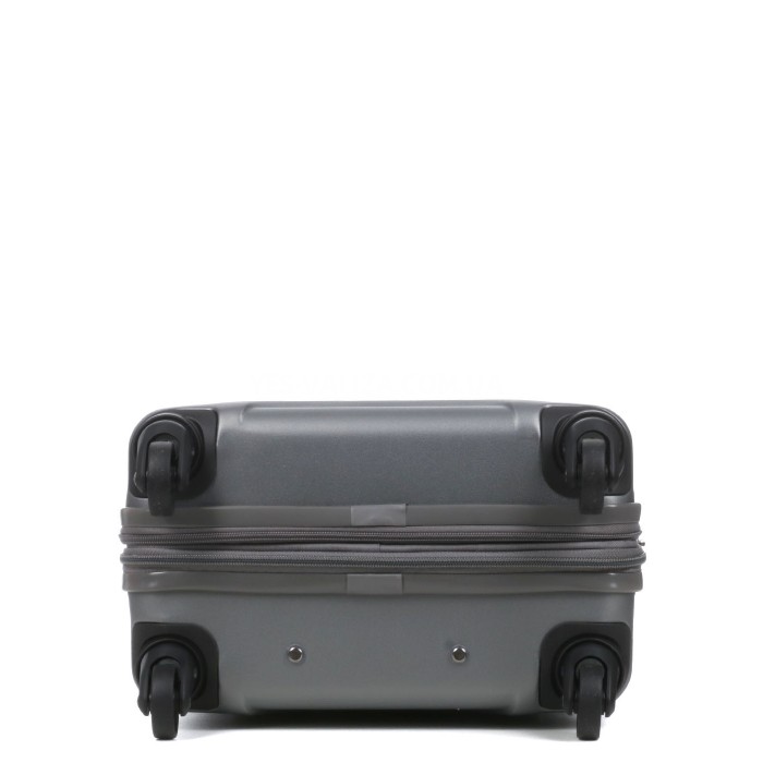 Валіза мала S полікарбонат сіра 55х35х21+4/40л/2.75кг/Airtex 748, фото 10