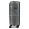 Чемодан малый S поликарбонат серый 55х35х21+4/40л/2.75кг/Airtex 748, фото 22