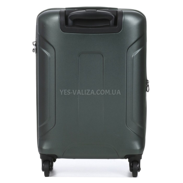 Валіза мала S полікарбонат зелена 55х35х21+4/40л/2.75кг/Airtex 748, фото 4