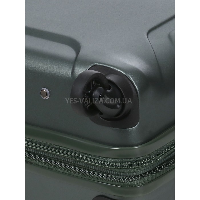 Чемодан малый S поликарбонат зелёный 55х35х21+4/40л/2.75кг/Airtex 748, фото 14