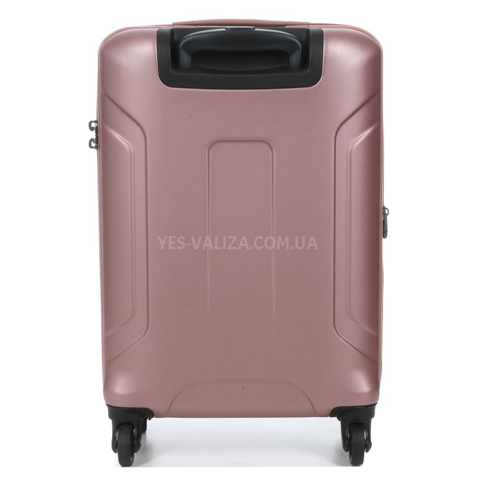 Чемодан малый S поликарбонат розовый 55х35х21+4/40л/2.75кг/Airtex 748, фото 4