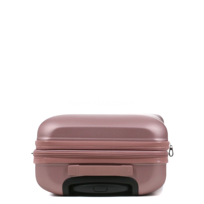 Валіза мала S полікарбонат рожева 55х35х21+4/40л/2.75кг/Airtex 748, фото 9