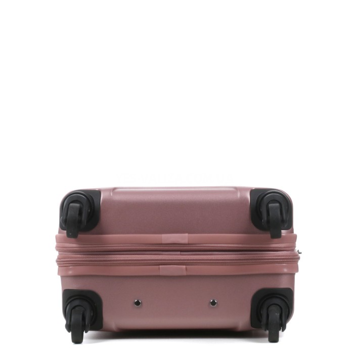 Чемодан малый S поликарбонат розовый 55х35х21+4/40л/2.75кг/Airtex 748, фото 10