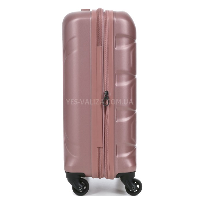 Чемодан малый S поликарбонат розовый 55х35х21+4/40л/2.75кг/Airtex 748, фото 7