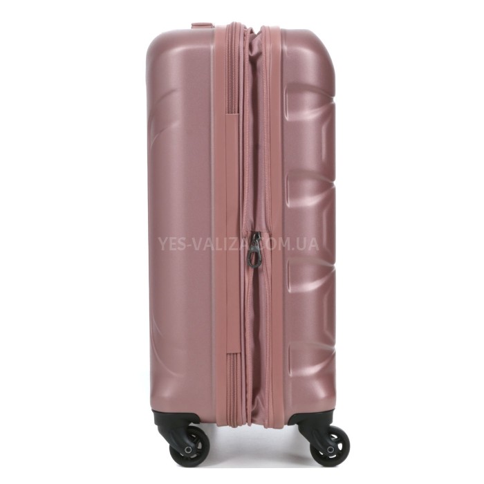 Чемодан малый S поликарбонат розовый 55х35х21+4/40л/2.75кг/Airtex 748, фото 8