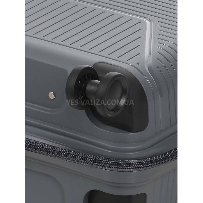 Чемодан малый S полипропилен серый 55х37х22см/38л/2.7кг/Worldline 291, фото 9