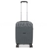 Чемодан малый S полипропилен серый 55х37х22см/38л/2.7кг/Worldline 291, фото 13