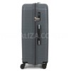 Валіза велика L поліпропілен сіра 75х49х30см/96л/4.1кг/Worldline 291, фото 14