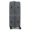 Валіза велика L поліпропілен сіра 75х49х30см/96л/4.1кг/Worldline 291, фото 15
