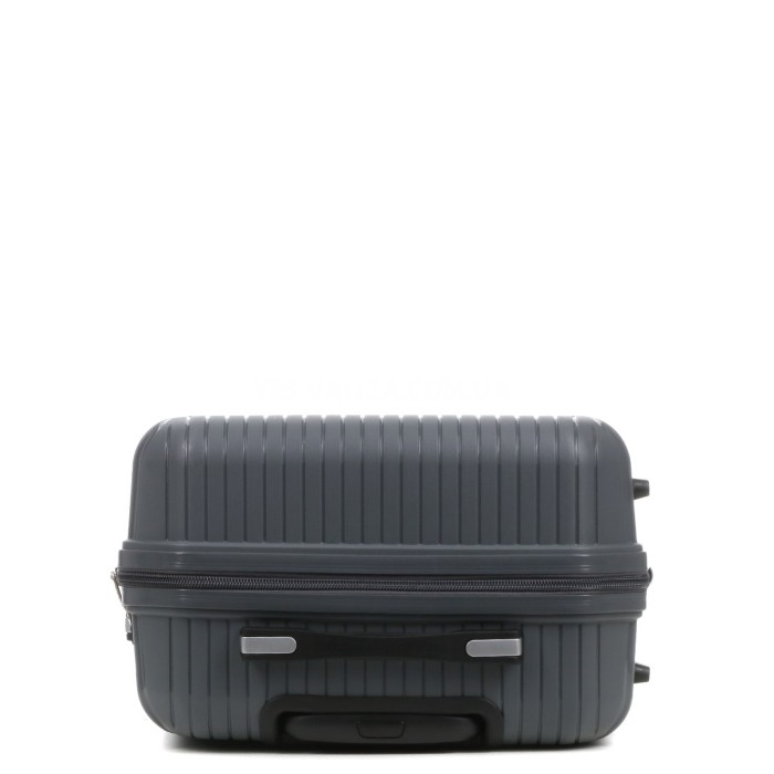 Чемодан средний М полипропилен серый 65х44х26см/62л/3.3кг/Worldline291, фото 7