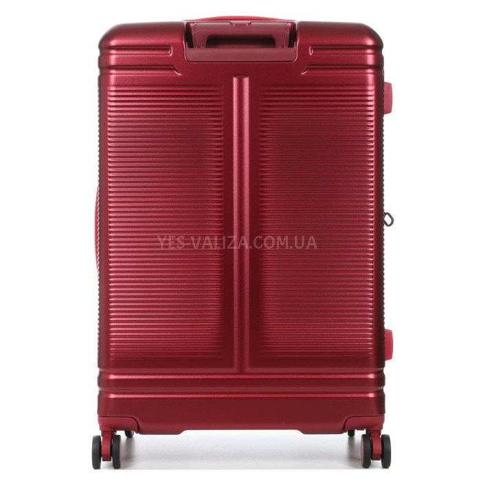 Валіза велика L полікарбонат червона 75х51х31(+5)см/125л/4.45кг/Airtex, фото 5
