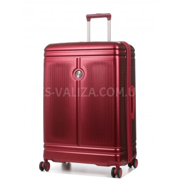 Чемодан большой L поликарбонат красный 75х51х31+5см/125л/4.45кг/Airtex