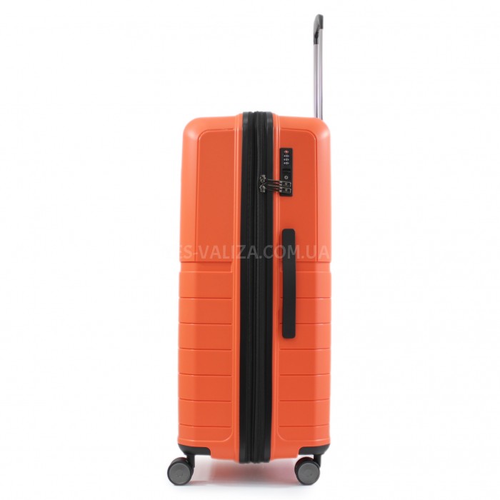Валіза середня M поліпропілен оранж 67х45х26+5/82л/3.8кг/Snowbal39403, фото 3