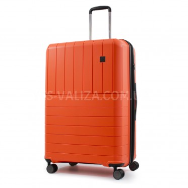 Чемодан средний M полипропилен оранж 67х45х26+5/82л/3.8кг/Snowball 39403