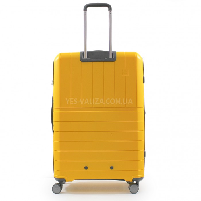 Чемодан большой L полипропилен желт 78x52x31+5/131л/4.7кг/Snowbal39403, фото 6