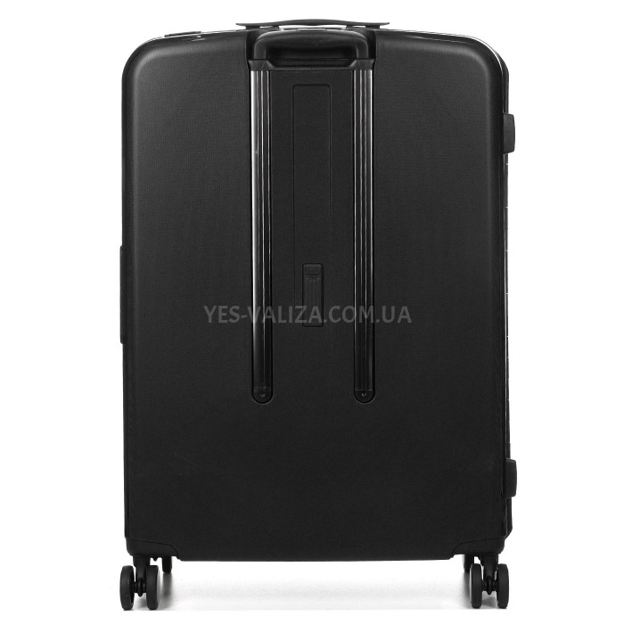Валіза велика L поліпропілен чорна 77х51х28см/101л/5.3кг/Airtex 229, фото 3