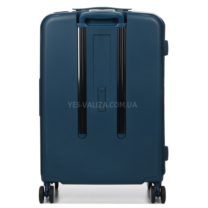 Валіза велика L поліпропілен синій 77х51х28см/101л/5.3кг/Airtex 229, фото 3