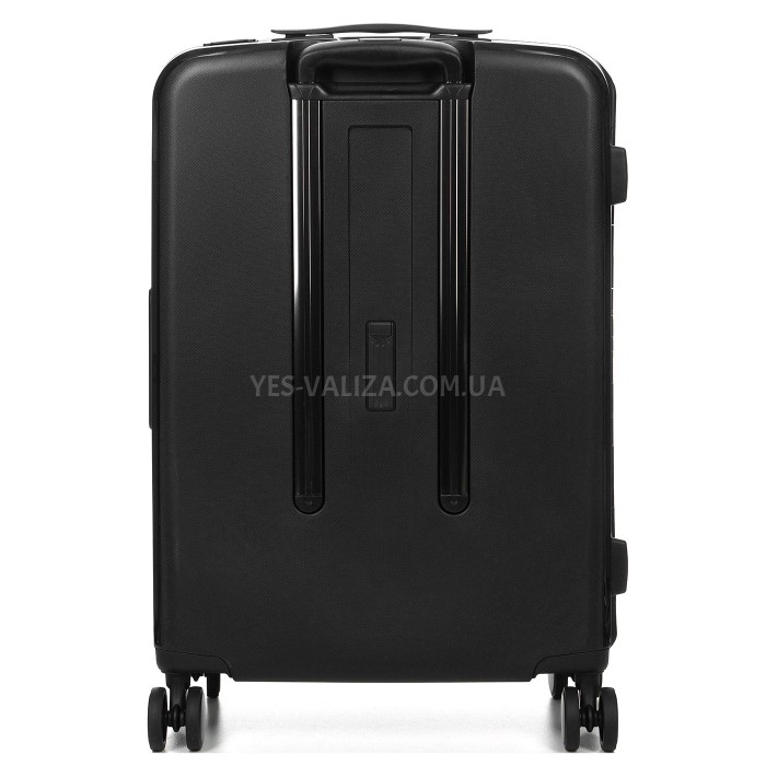 Чемодан средний M полипропилен чёрный 67х43х25см/76л/4.6кг/Airtex 229, фото 3