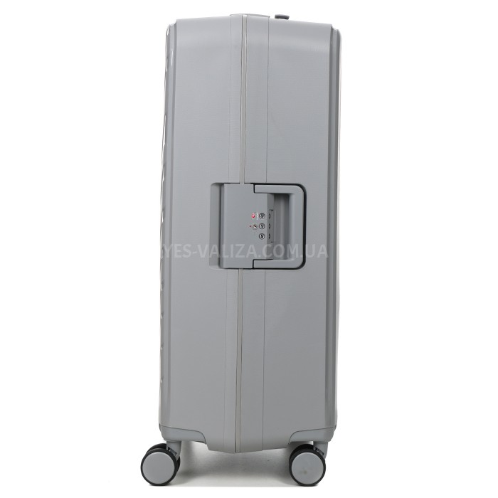 Валіза середня M поліпропілен сіра 67х43х25см/76л/4.2кг/Airtex 229, фото 4
