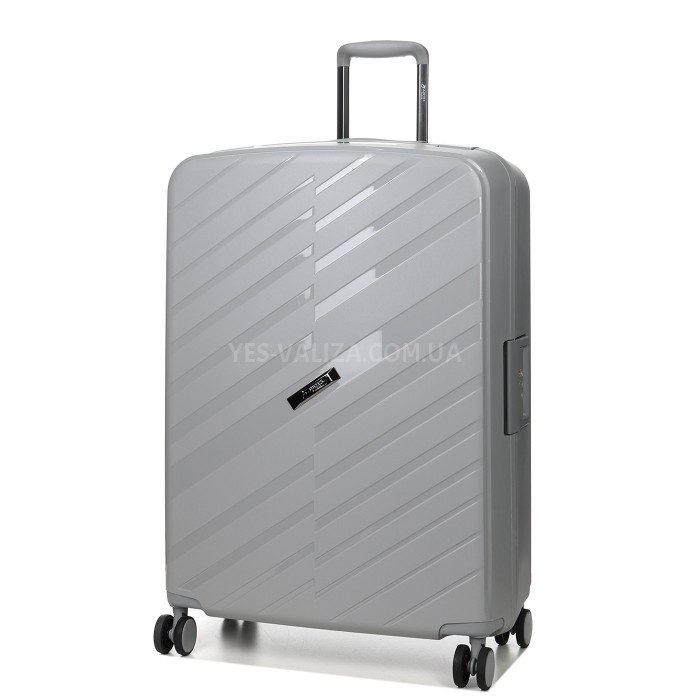 Валіза середня M поліпропілен сіра 67х43х25см/76л/4.2кг/Airtex 229, фото 1