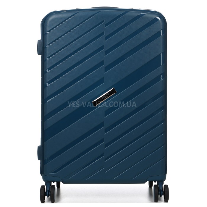 Чемодан средний M полипропилен синий 67х43х25см/76л/4.6кг/Airtex 229, фото 2
